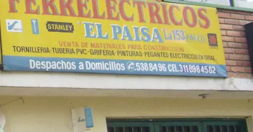 FERRELECTRICOS EL PAISA LA 153 FERRELECTRICOS EL PAISA LA 153